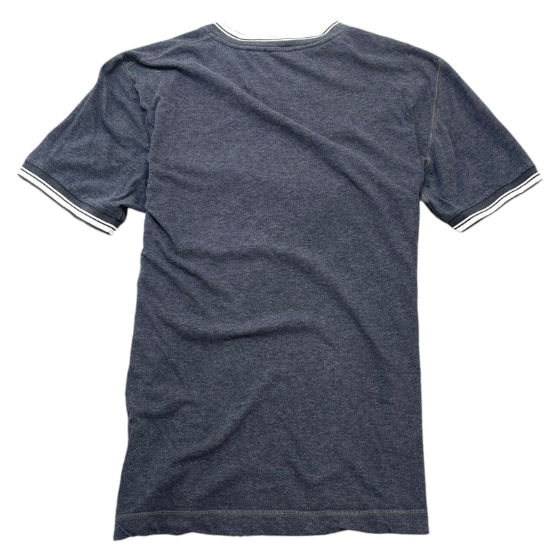 Men's Crown Logo Print T-Shirt Grey Size IT 48 / UK M