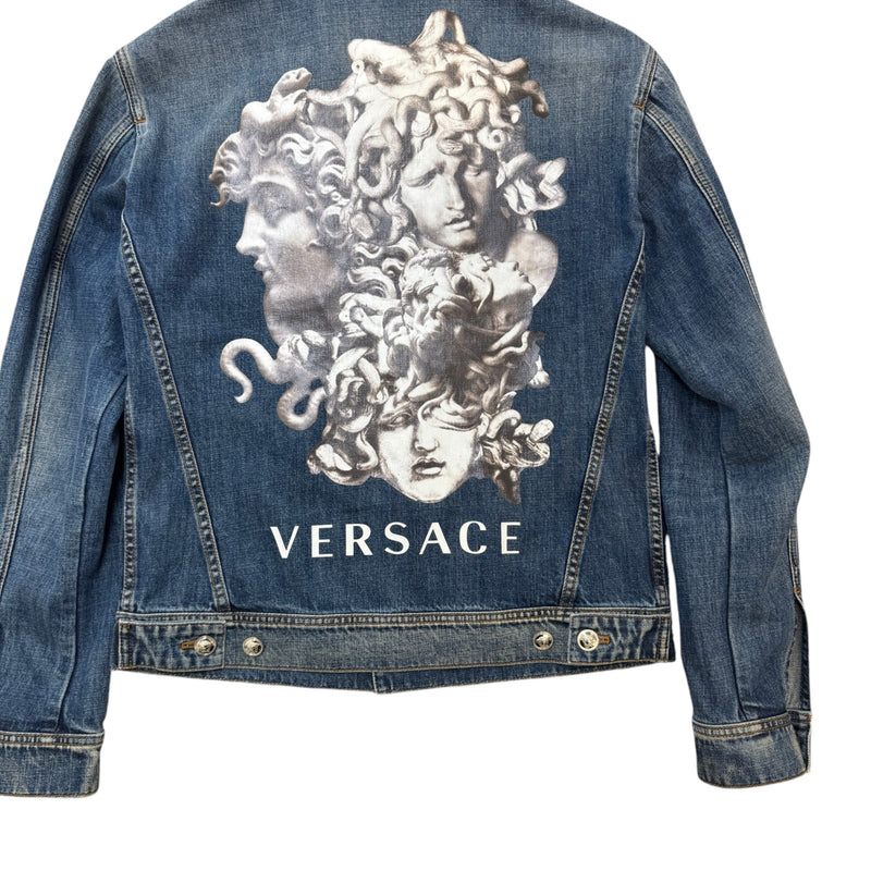 Men's Medusa Print Jacket Navy Size S