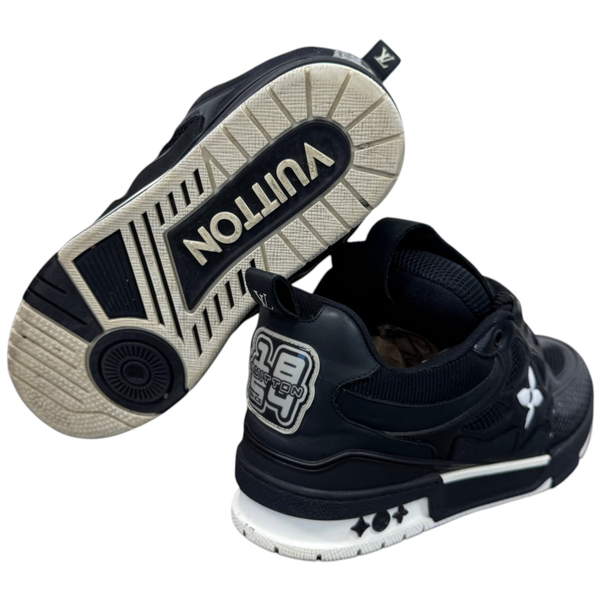 Men's LV Skate Low Trainers Black Size UK 7.5 / EU 41.5 - Photo 10