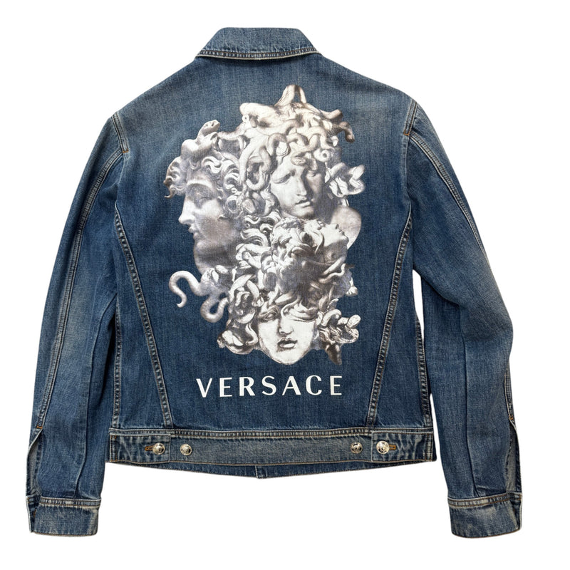 Men's Medusa Print Jacket Navy Size S