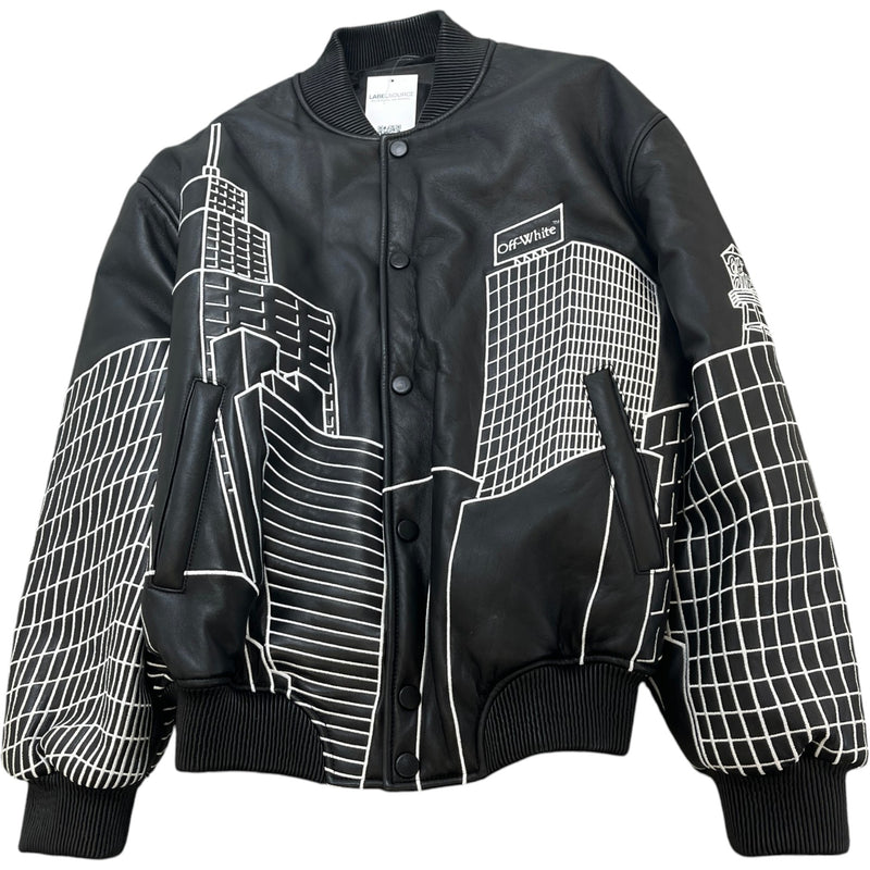 Men's Skyline Bomber Jacket Black Size IT 48 / M