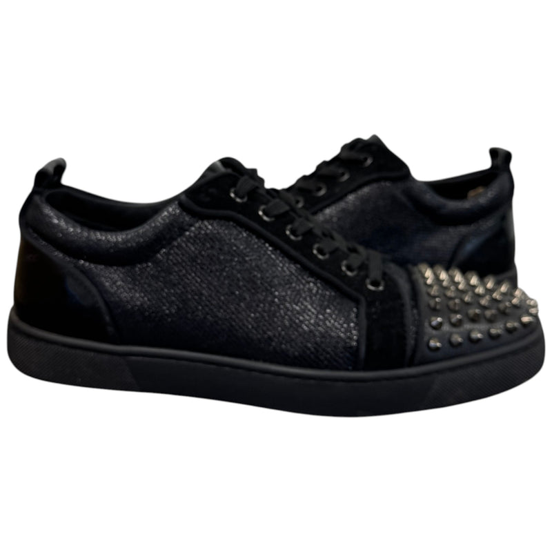 Men's Louis Junior Spikes Flat Low Trainers Black Size UK 7.5 / EU 41.5