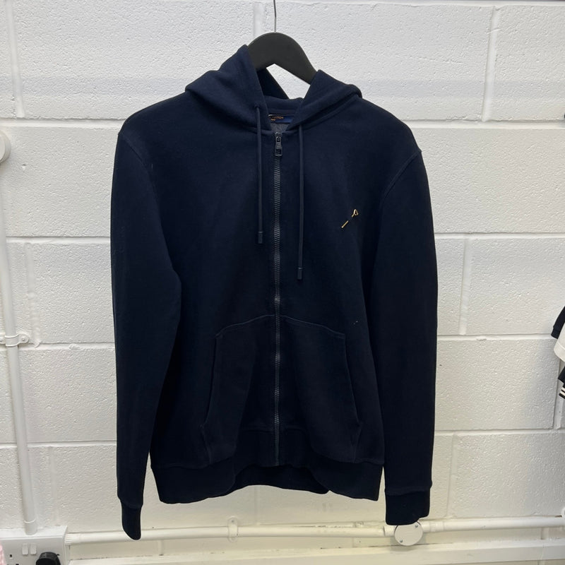 Men's Staples Edition Zip Up Hoodie Navy Size M