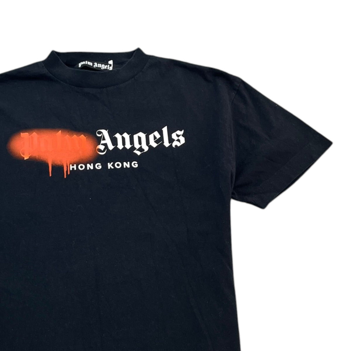Men's Spray Logo T-Shirt Black Size M - Photo 3