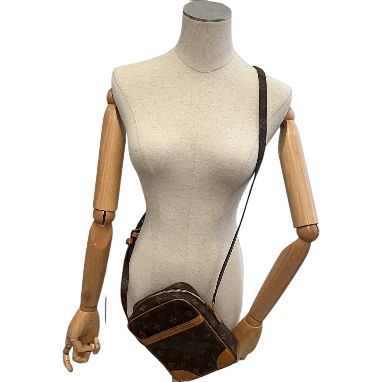 Women's Danube Monogram Messenger Bag Brown - Photo 2