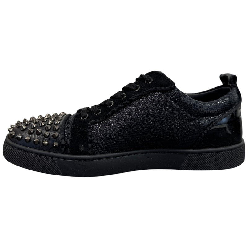 Men's Louis Junior Spikes Flat Low Trainers Black Size UK 7.5 / EU 41.5