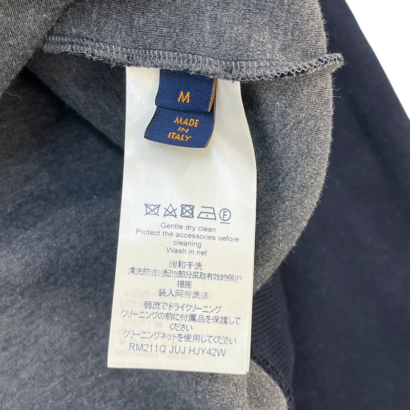 Men's Staples Edition Zip Up Hoodie Navy Size M