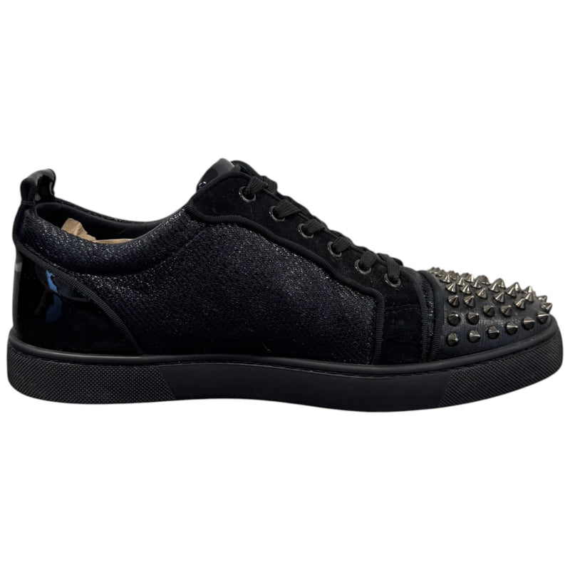 Men's Louis Junior Spikes Flat Low Trainers Black Size UK 7.5 / EU 41.5