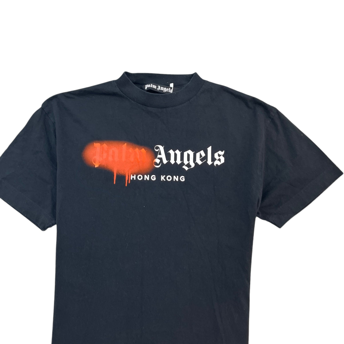 Men's Spray Logo T-Shirt Black Size M - Photo 5