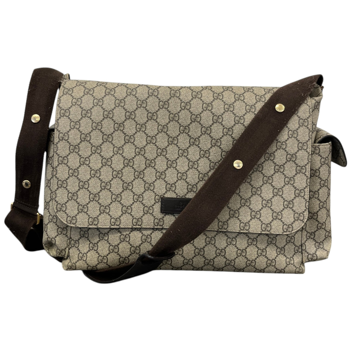 Women's GG Supreme Baby Changing Travel Bag Beige - Photo 2