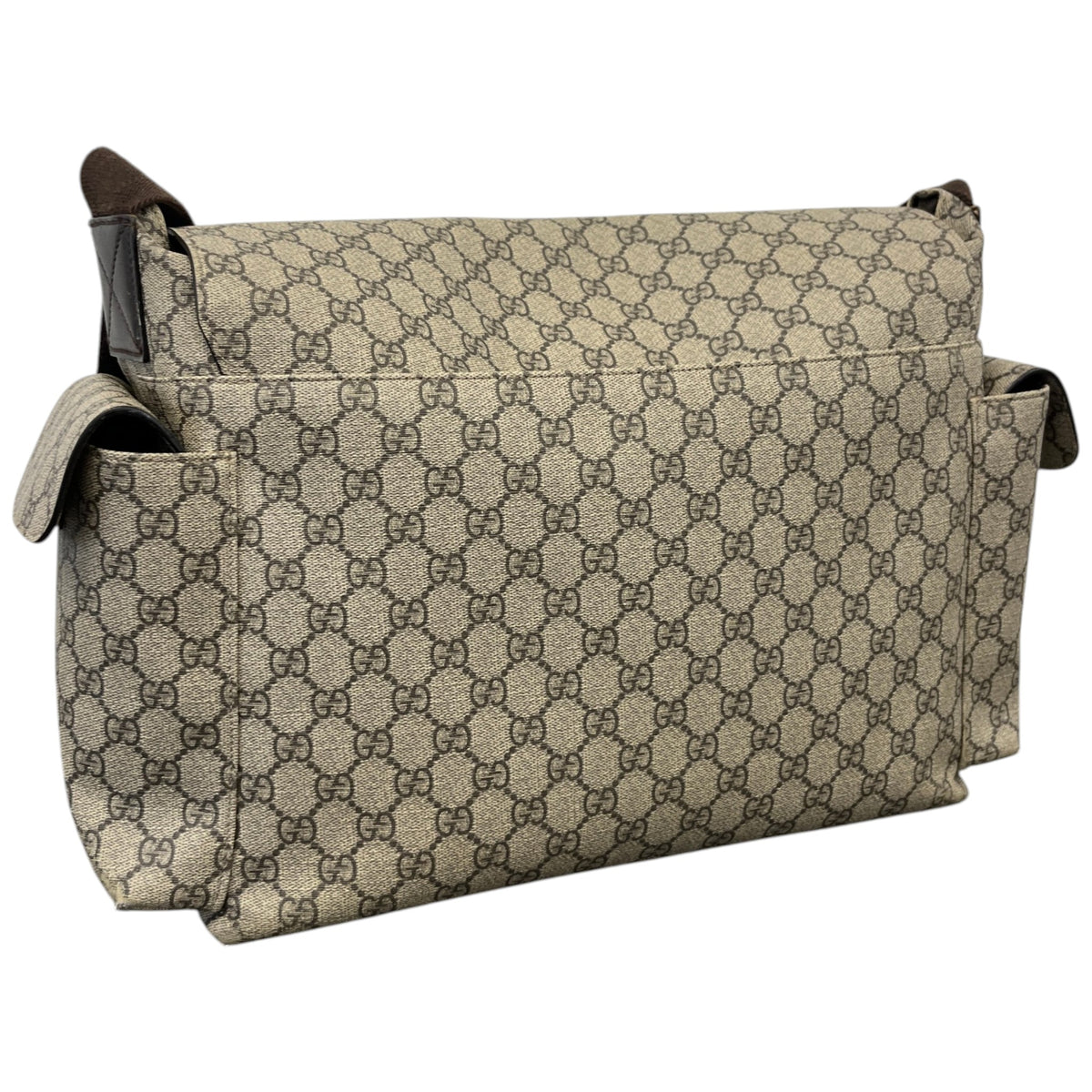 Women's GG Supreme Baby Changing Travel Bag Beige - Photo 9