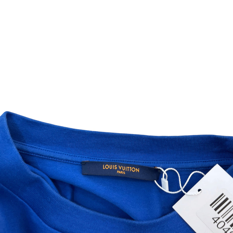 Men's LVSE Monogram Gradient T-Shirt Blue Size M