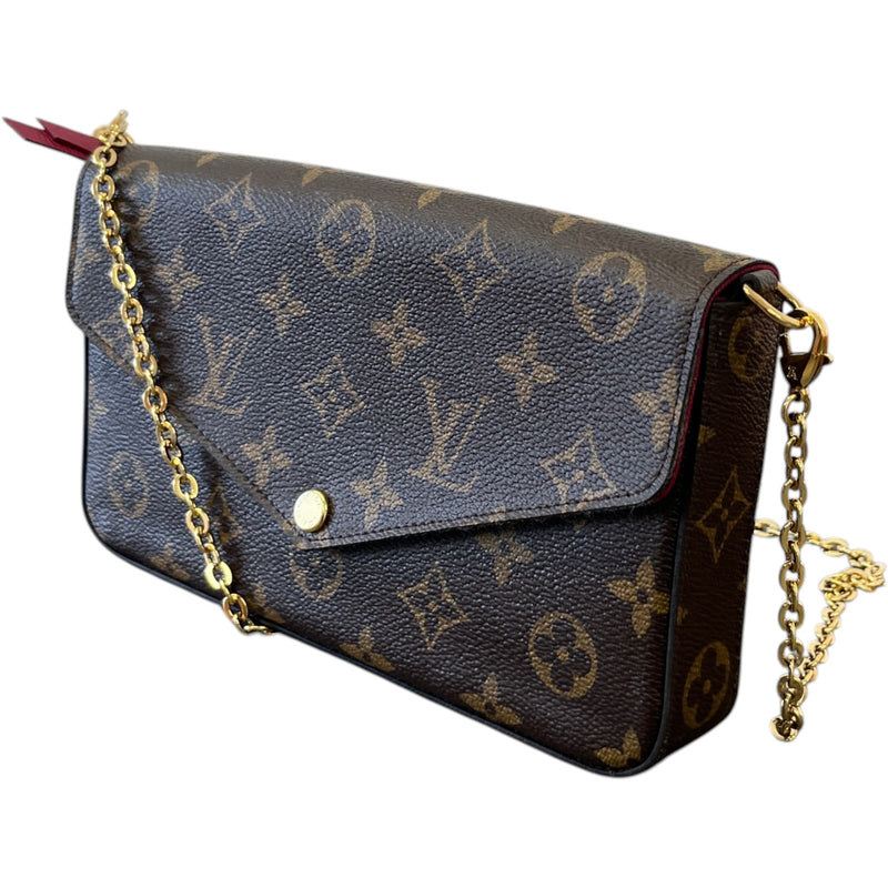 Women's Monogram Félicie Pochette Crossbody Bag Brown