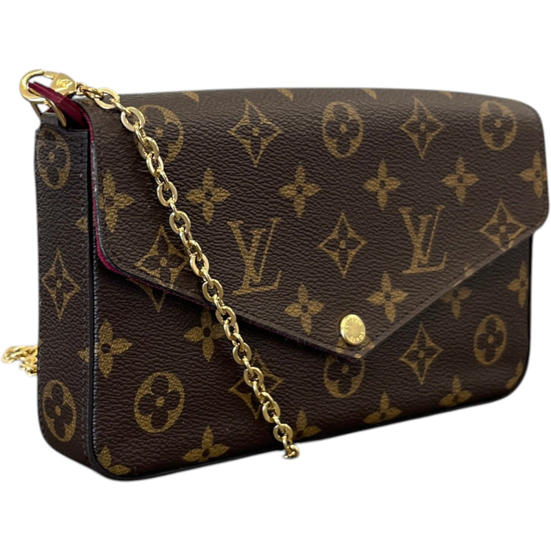Women's Monogram Félicie Pochette Crossbody Bag Brown