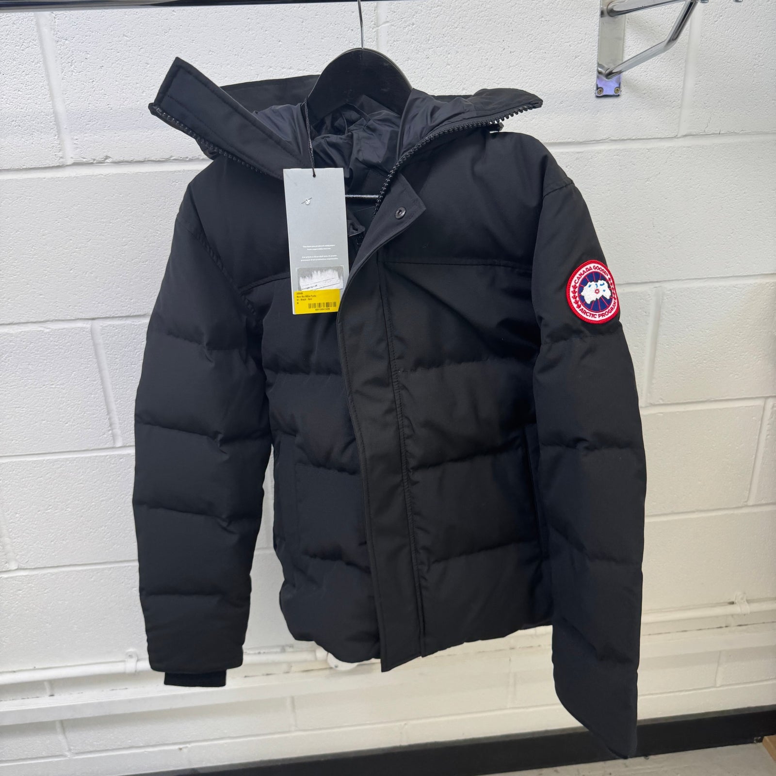 Men's MacMillan Parka Jacket Black Size M - Photo 7