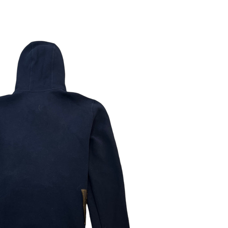 Men's Staples Edition Zip Up Hoodie Navy Size M