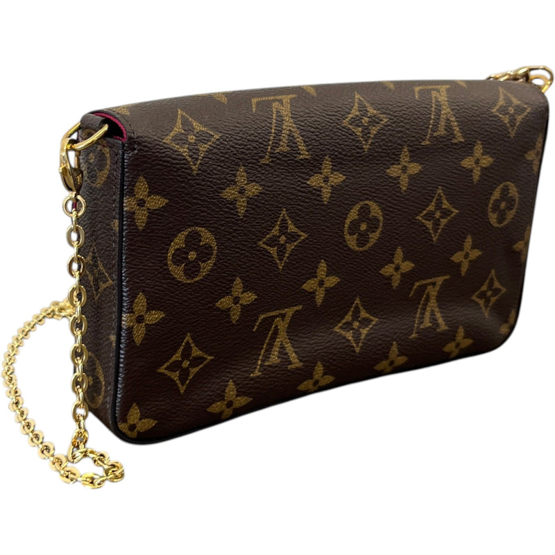 Women's Monogram Félicie Pochette Crossbody Bag Brown