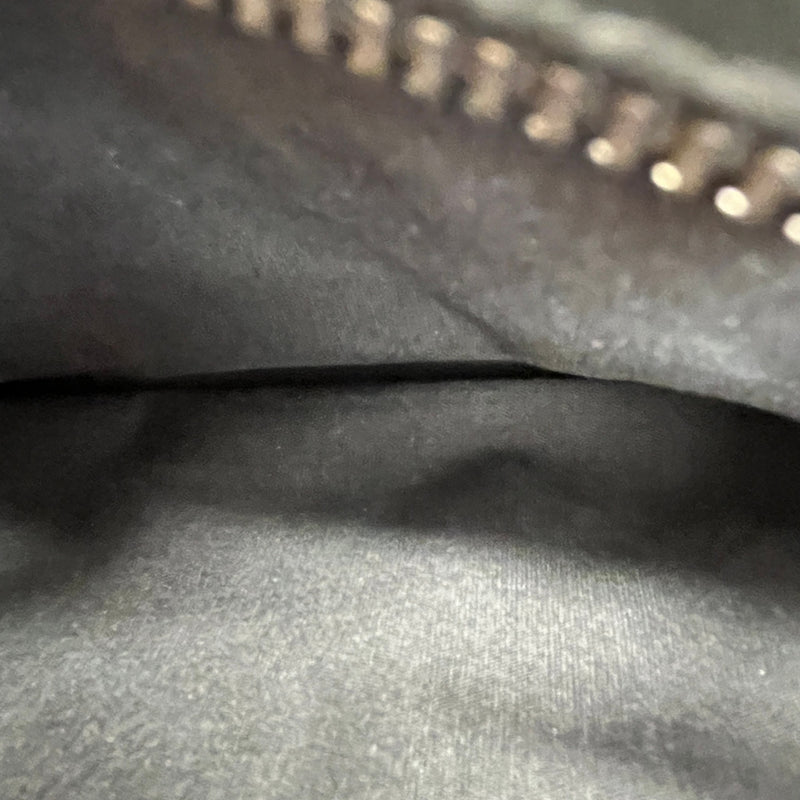 Men's Intrecciato Woven Clutch Charcoal
