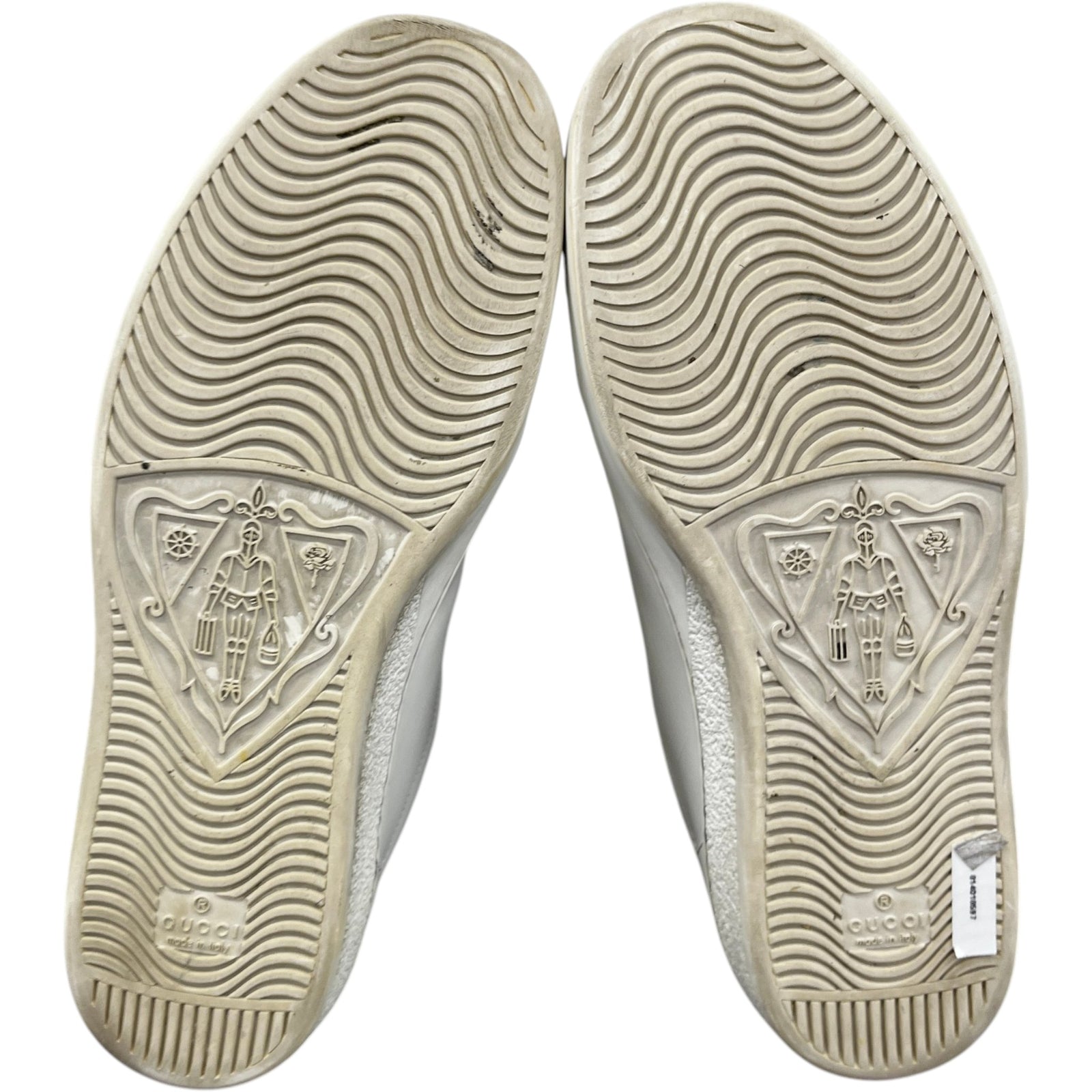 Men's Ace Perforated Interlocking G Low Trainers Cream Size EU 43.5 / UK 9.5 - Photo 11