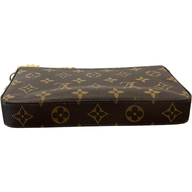 Women's Monogram Félicie Pochette Crossbody Bag Brown
