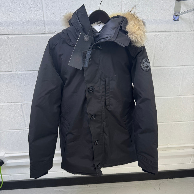 Men's Chateau Parka Fur Jacket Black Size L