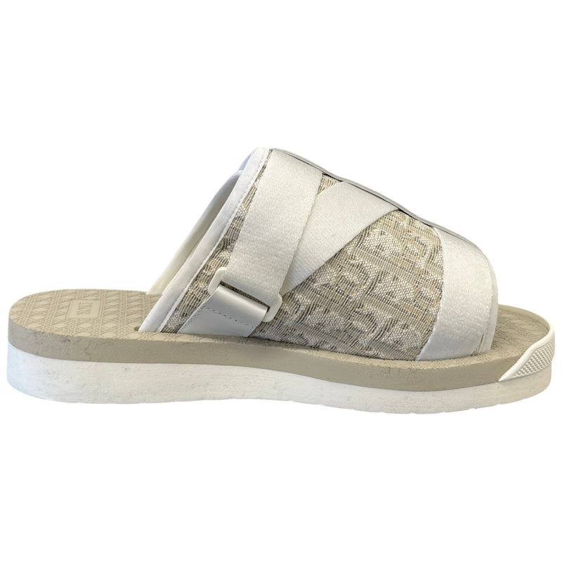 Men's Alpha Oblique Slides Beige Size UK 6 / EU 40