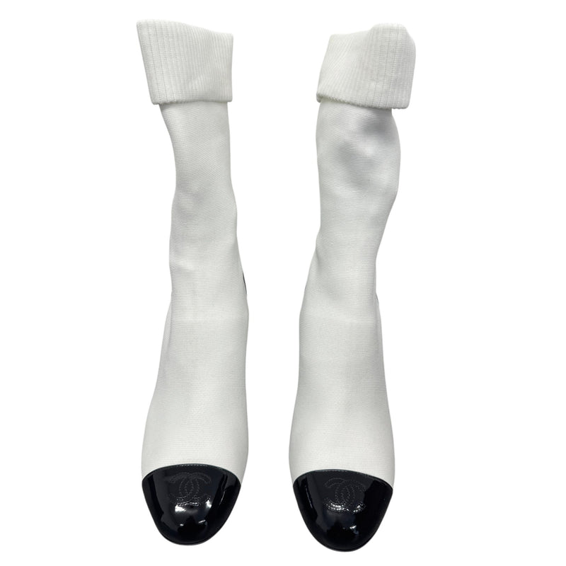 Women's Cc Sock Ankle Boots White Size EU 41 / UK 8