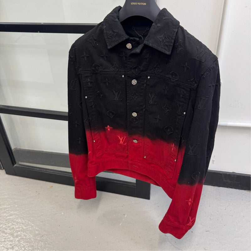 Men's Monogram Gradient Jacket Red Size M