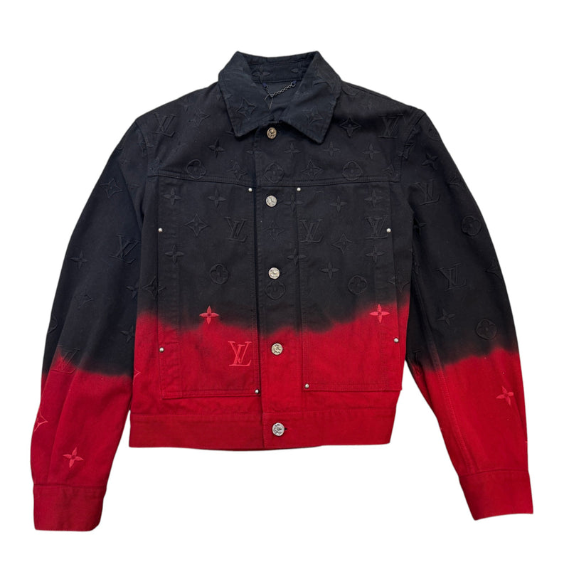 Men's Monogram Gradient Jacket Red Size M