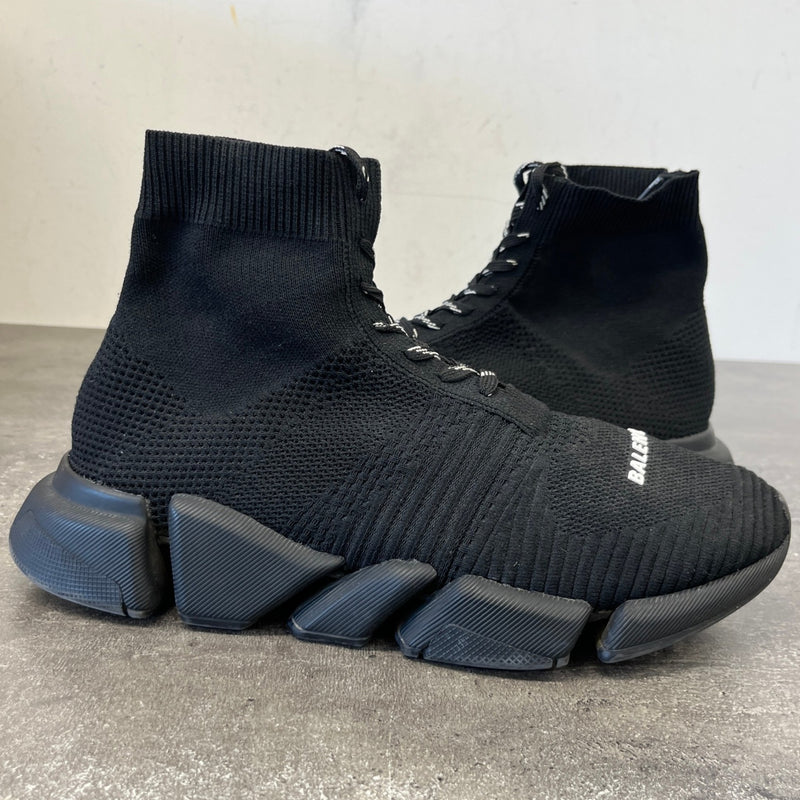 Men's Speed Sock Low Trainers Black Size UK 9 / EU 43