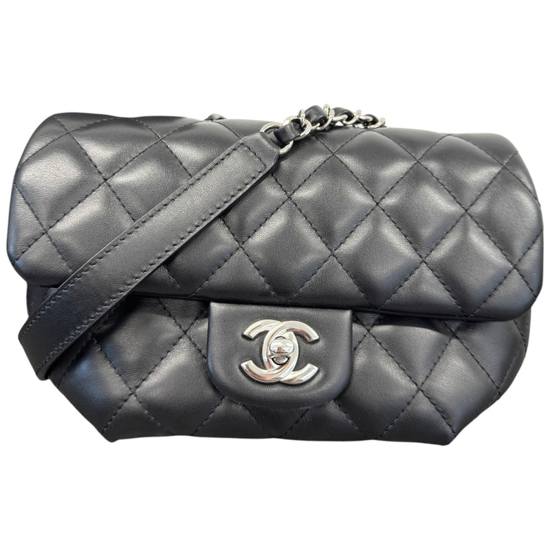 Women's Quilted CC Belt Bag Black