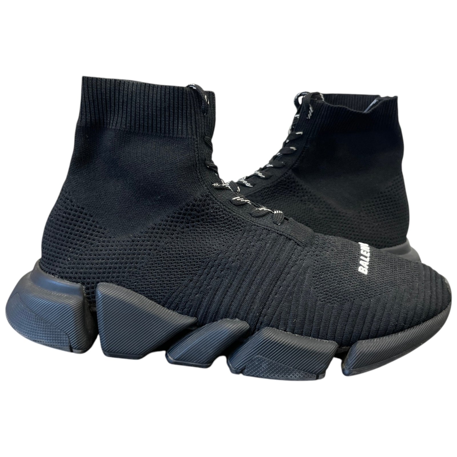 Men's Speed Sock Low Trainers Black Size UK 9 / EU 43 - Photo 3