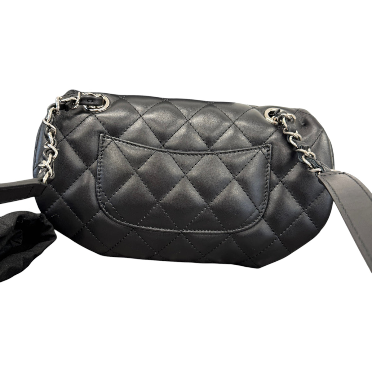 Women's Quilted CC Belt Bag Black - Photo 3