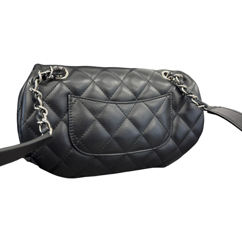 Women's Quilted CC Belt Bag Black