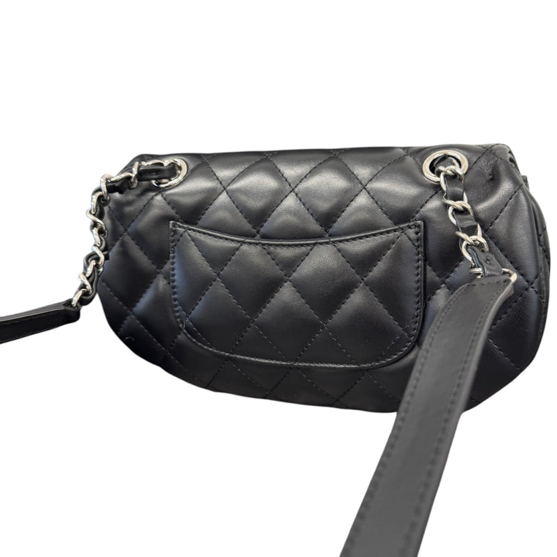 Women's Quilted CC Belt Bag Black