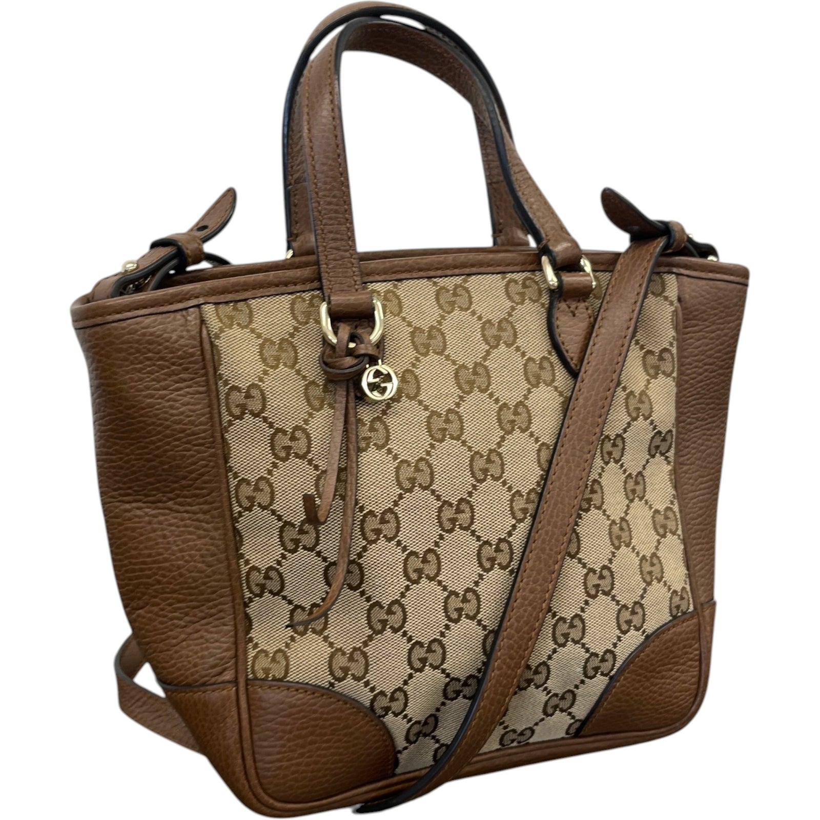 Women's Gg Supreme Bree Satchel Bag Brown - Photo 4
