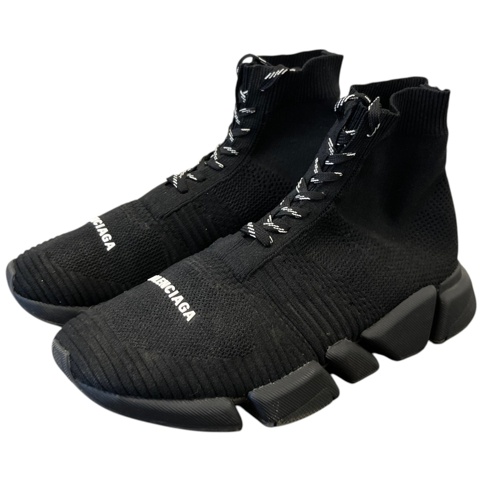 Men's Speed Sock Low Trainers Black Size UK 9 / EU 43 - Photo 9