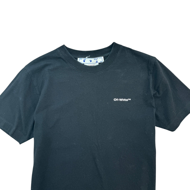 Men's Logo Print T-Shirt Black Size S