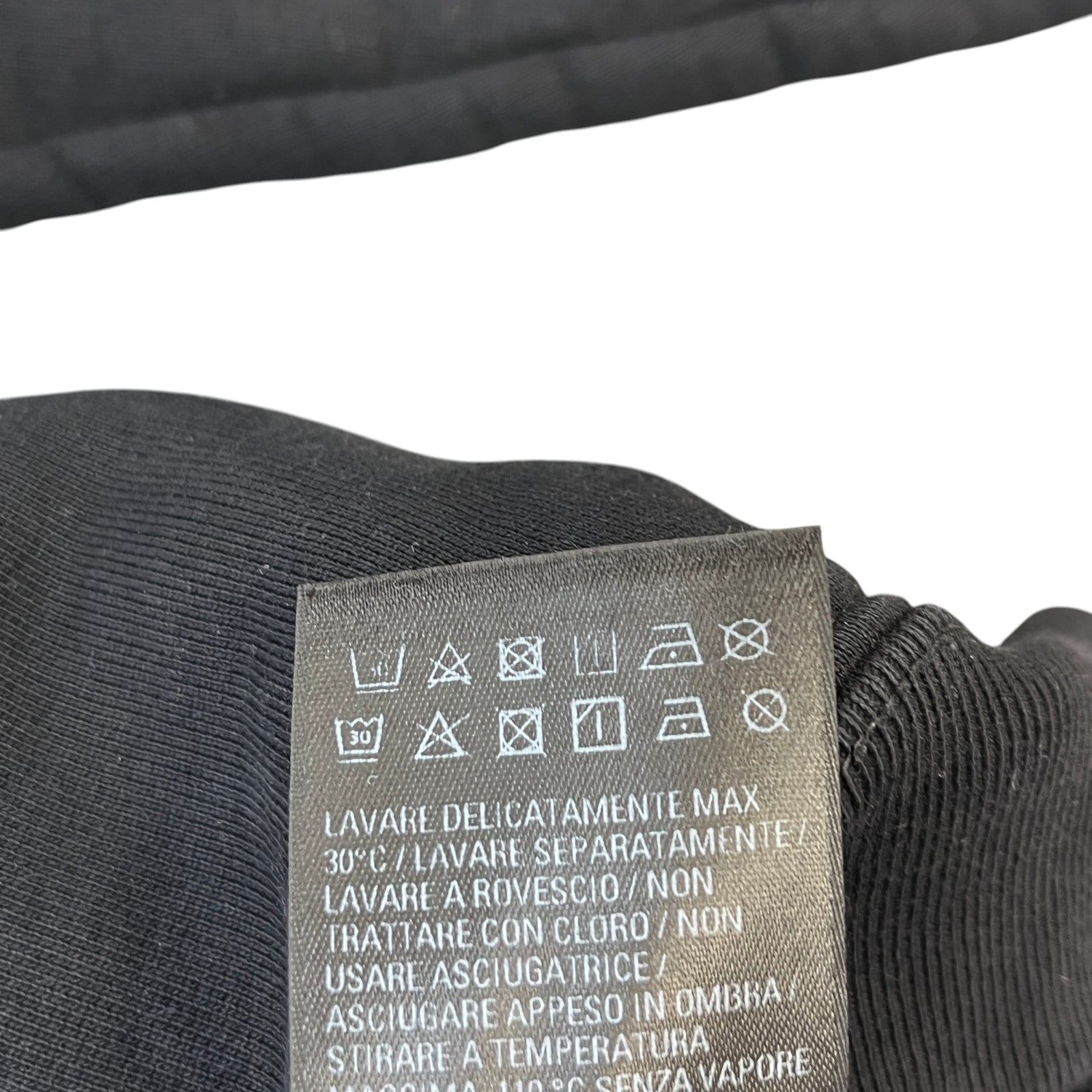 Men's Embroidered Logo Hoodie Black Size XXS - Photo 9