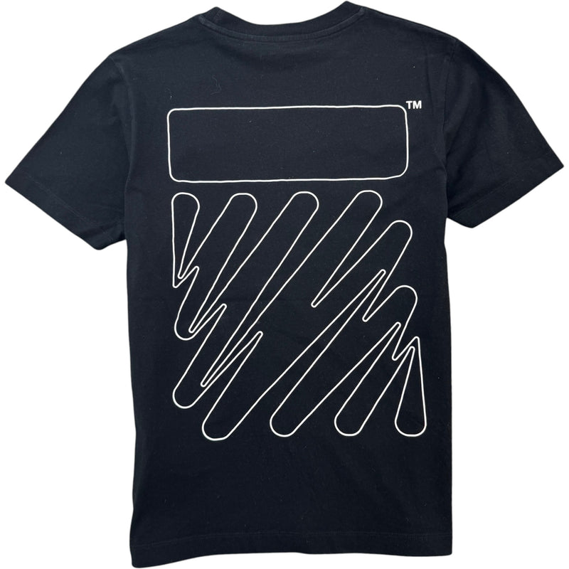 Men's Logo Print T-Shirt Black Size S