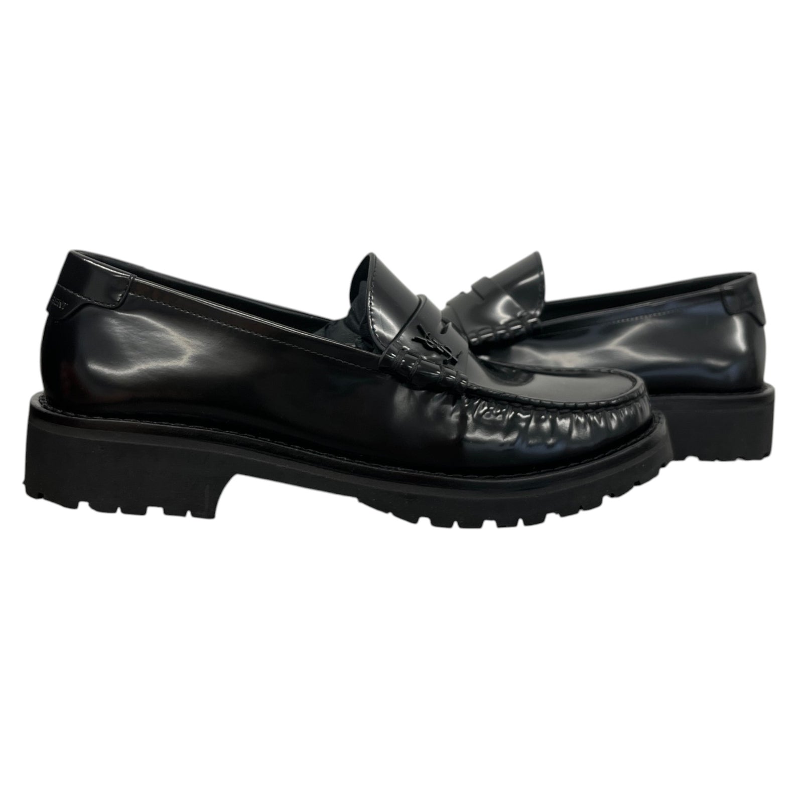 Women's Penny Loafers Black Size EU 37 / UK 4 - Photo 3