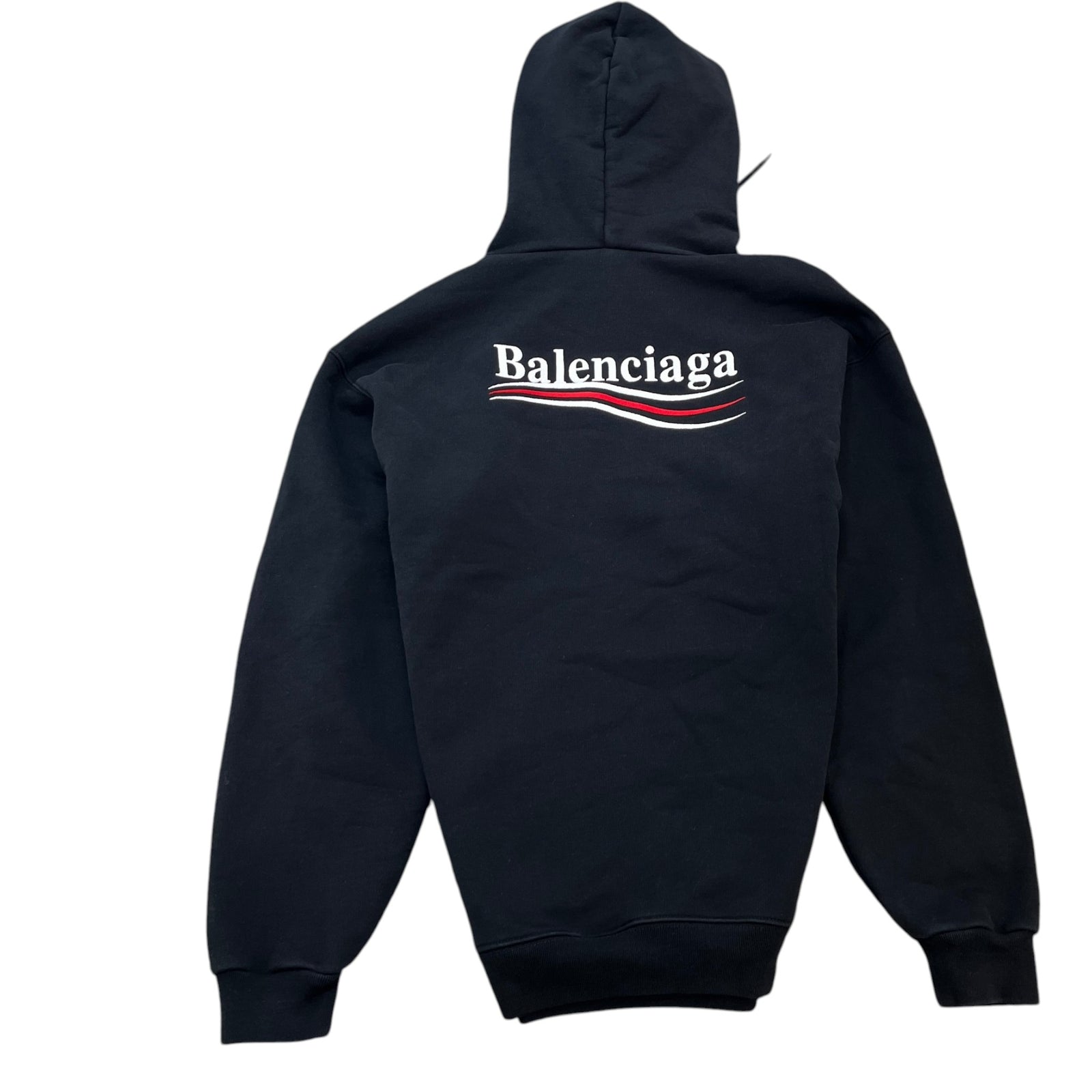 Men's Embroidered Logo Hoodie Black Size XXS - Photo 2