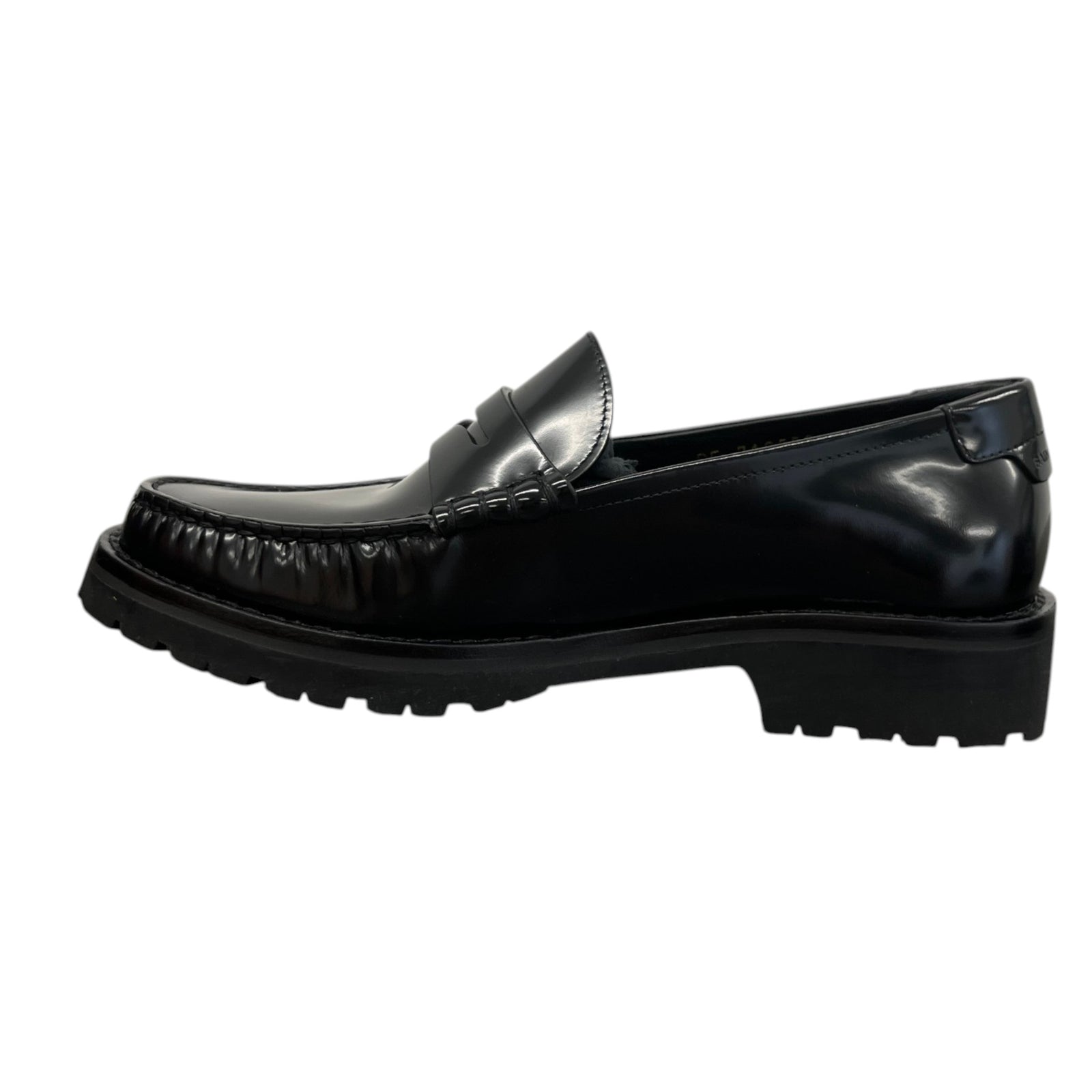 Women's Penny Loafers Black Size EU 37 / UK 4 - Photo 2