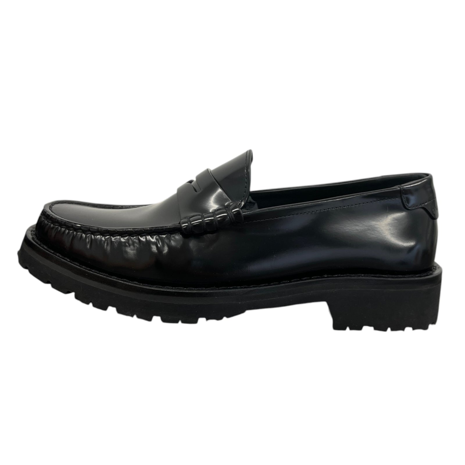 Women's Penny Loafers Black Size EU 37 / UK 4 - Photo 5