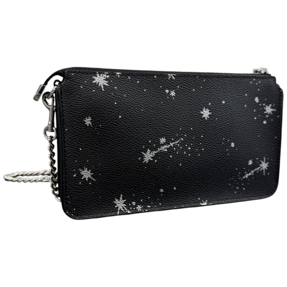 Women's Poppy Star Print Crossbody Bag Black - Photo 8