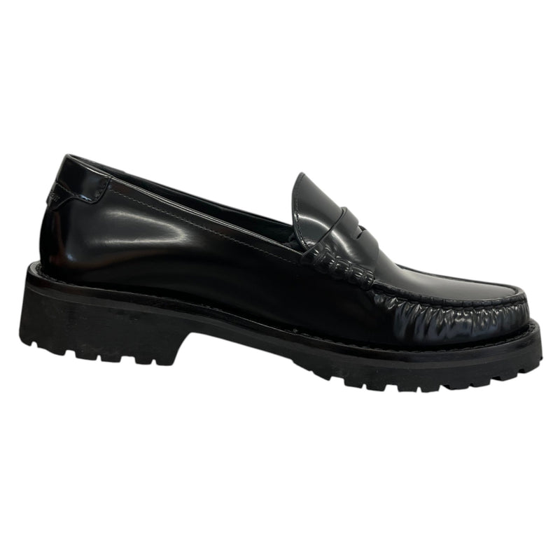 Women's Penny Loafers Black Size EU 37 / UK 4