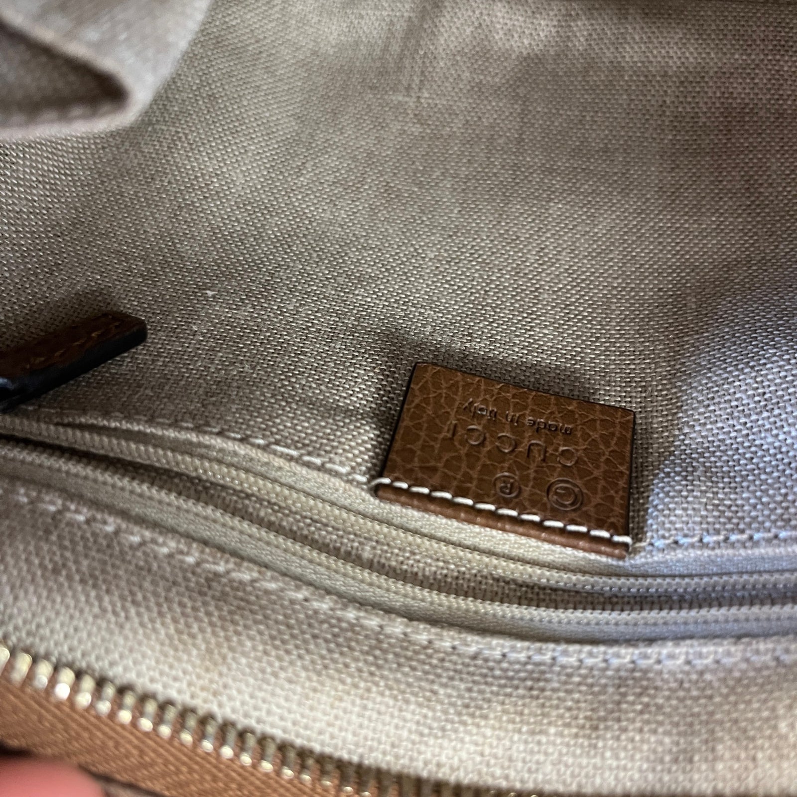 Women's Gg Supreme Bree Satchel Bag Brown - Photo 12
