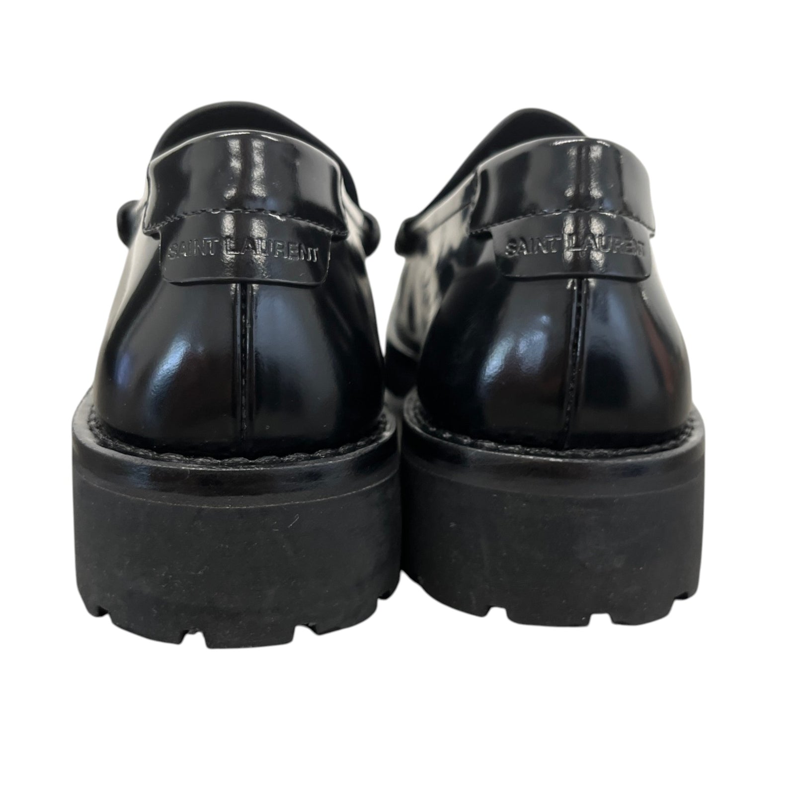 Women's Penny Loafers Black Size EU 37 / UK 4 - Photo 7