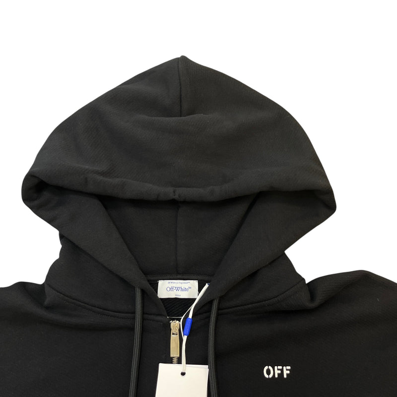 Men's Virgil Abloh Hoodie Black Size XL