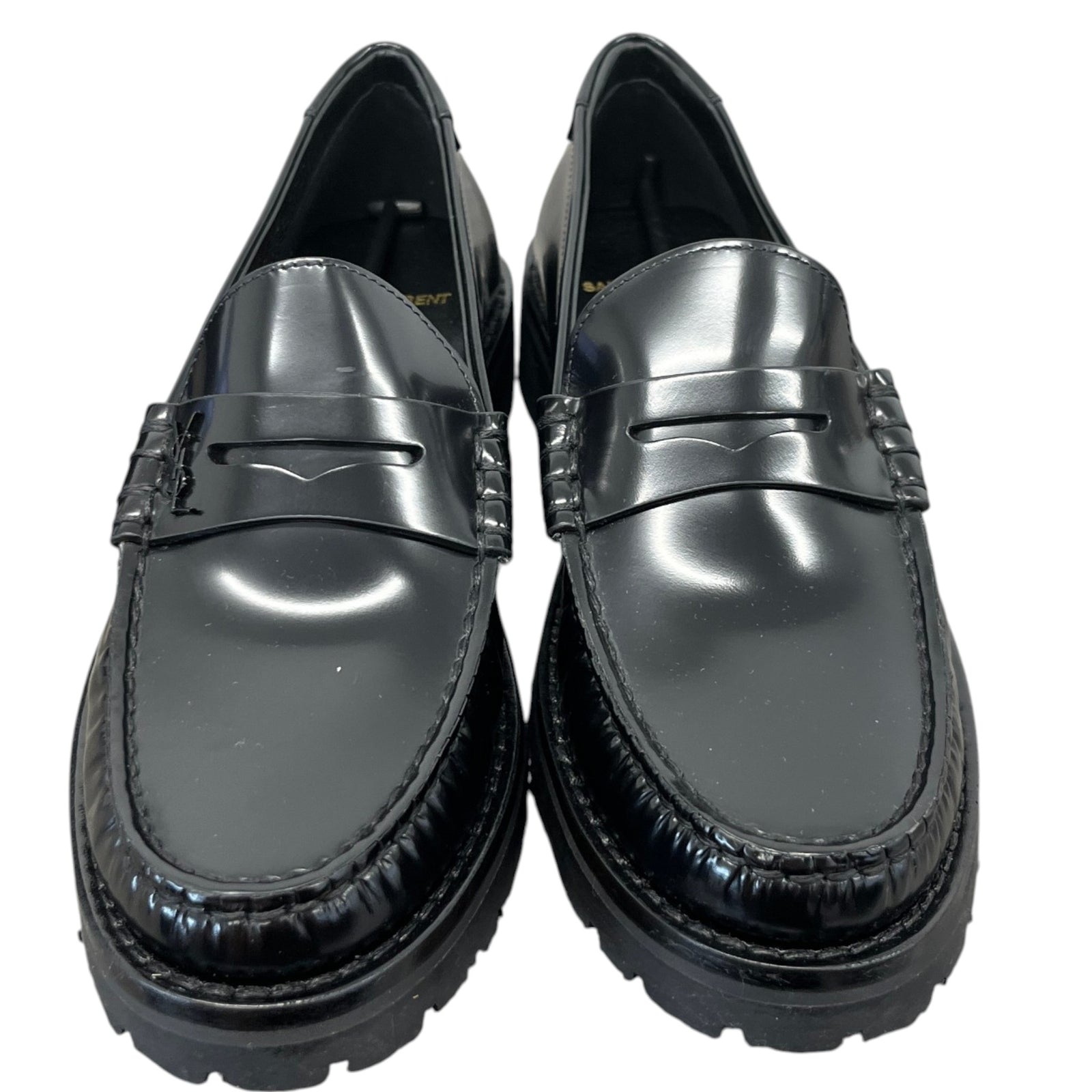 Women's Penny Loafers Black Size EU 37 / UK 4 - Photo 6
